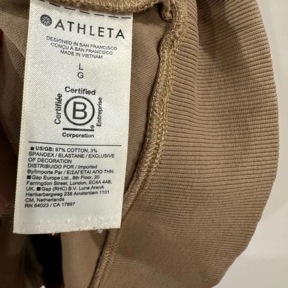 Athleta sundown hoodie sweatshirt size L - Picture 10 of 12